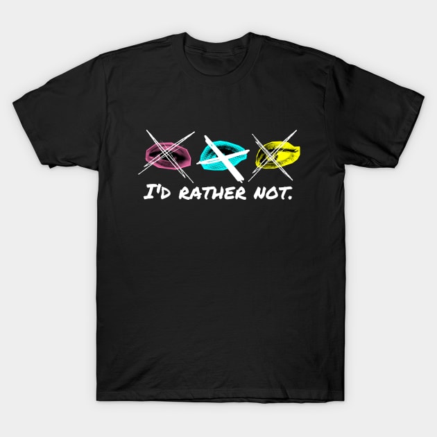 Eye Contact – I'd rather not T-Shirt by NeuroChaos